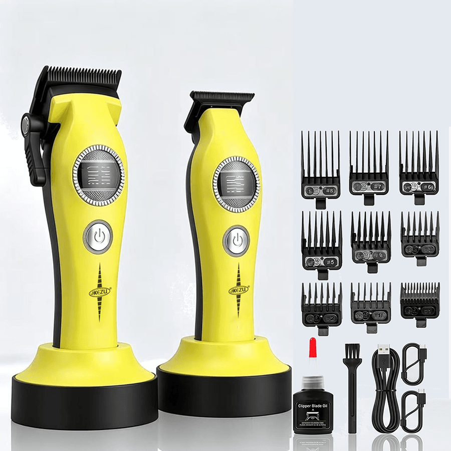 KEZU K-A85 Professional Hair Clipper Set - Brushless Motor Trimmer - Image 7