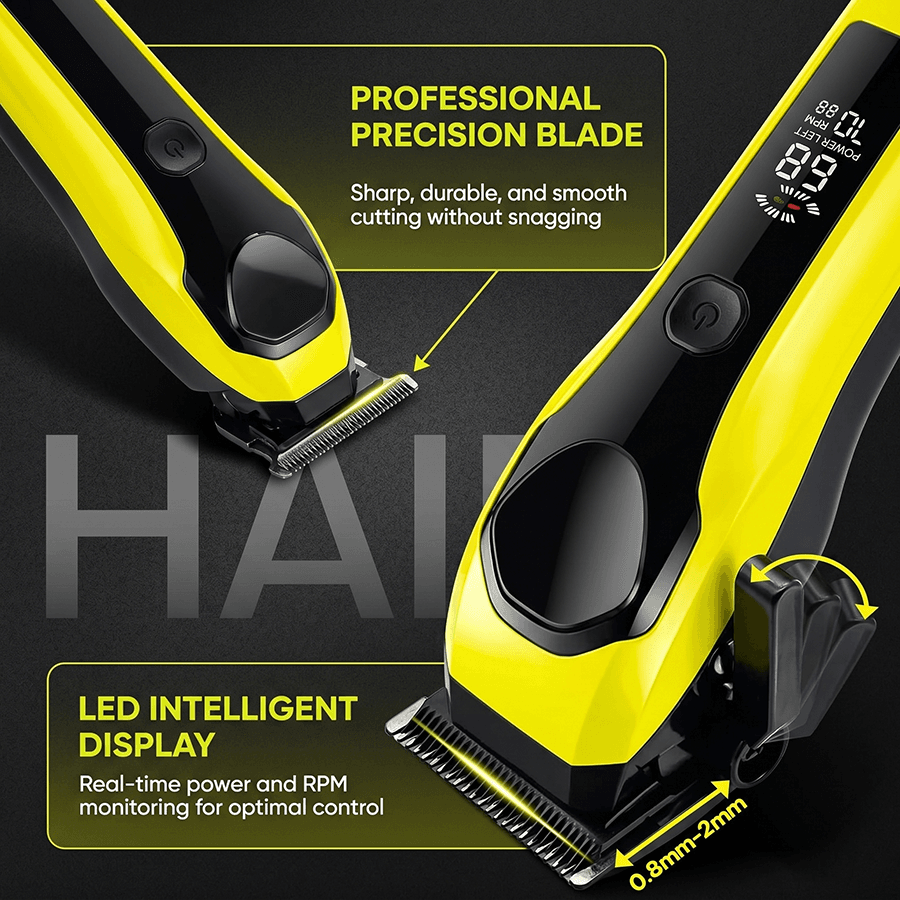KEZU Professional Hair Clipper & Trimmer Set for Men - Image 2
