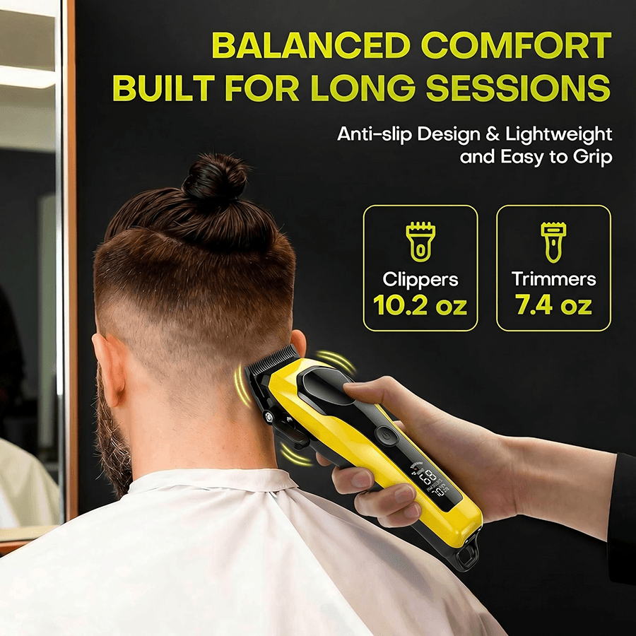 KEZU Professional Hair Clipper & Trimmer Set for Men - Image 6