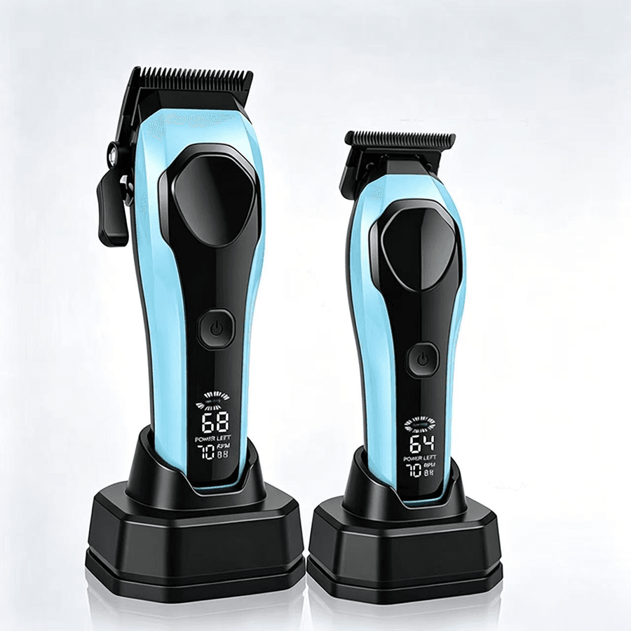 KEZU Professional Cordless DLC Blade IPX7 Barber Hair Clipper