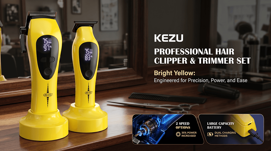 KEZU Professional Hair Clippers Set